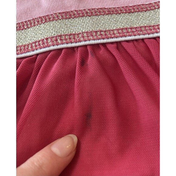 Hanna Andersson‎ Pink Tiered Ruffle Twirl Sleeveless Tutu Dress Size 6-7 Flawed - Picture 8 of 11